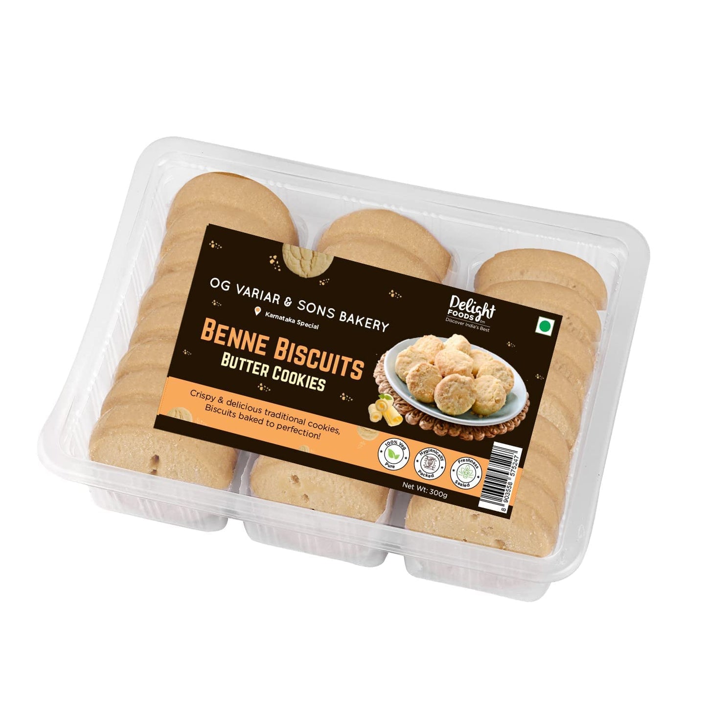 Butter Biscuits 300g - Delight Foods