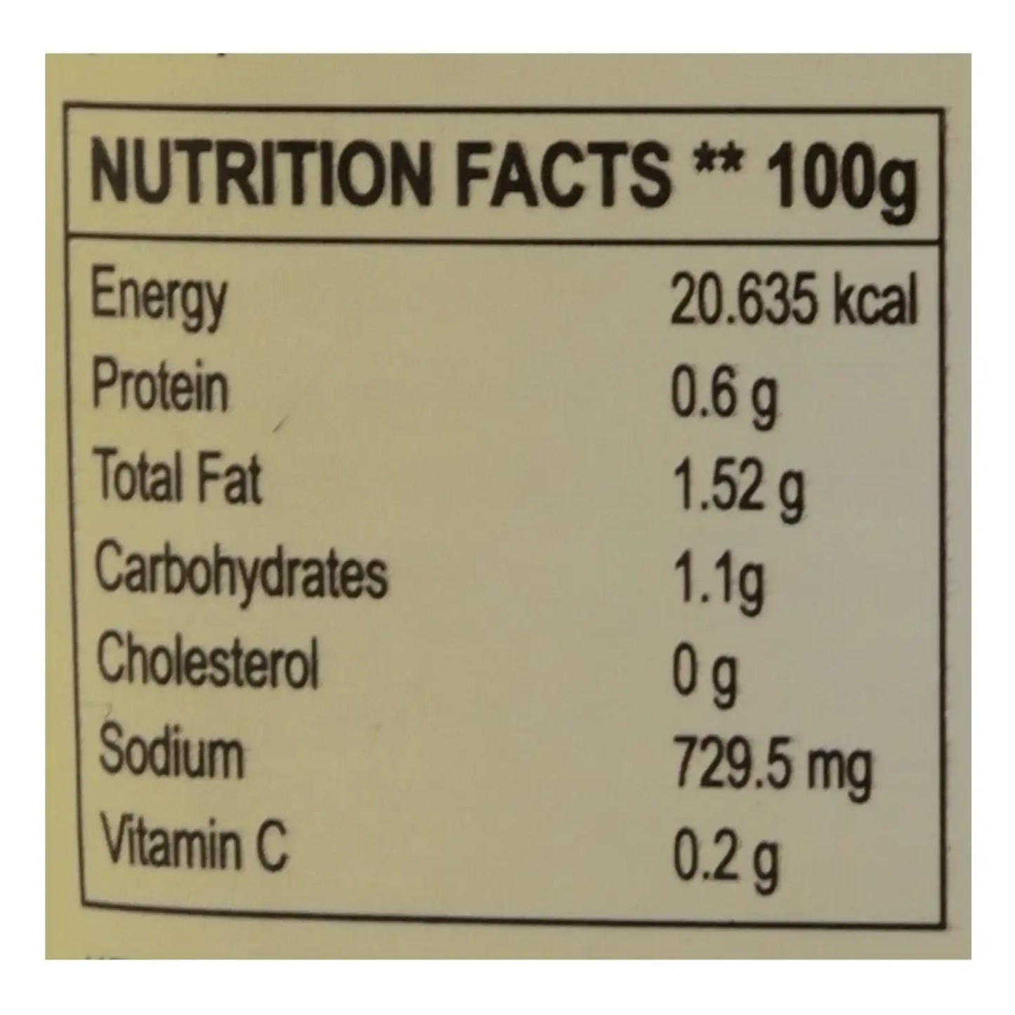 Marudhar gunda achar nutrition