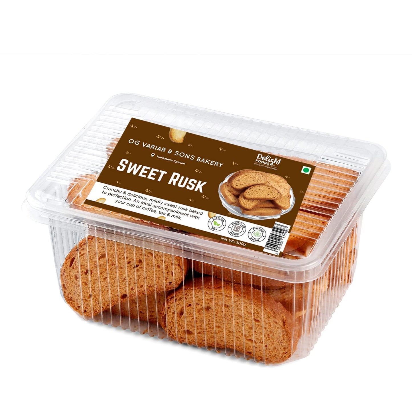 Karnataka Sweet Rusk - 200g - Delight Foods