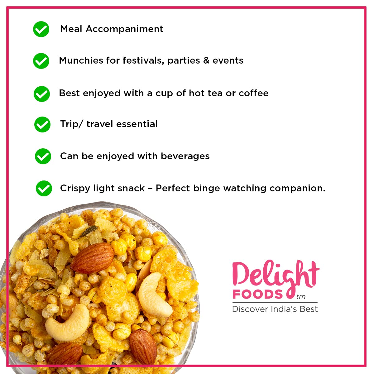 Roasted Poha Jowar Chiwda 200g - Delight Foods