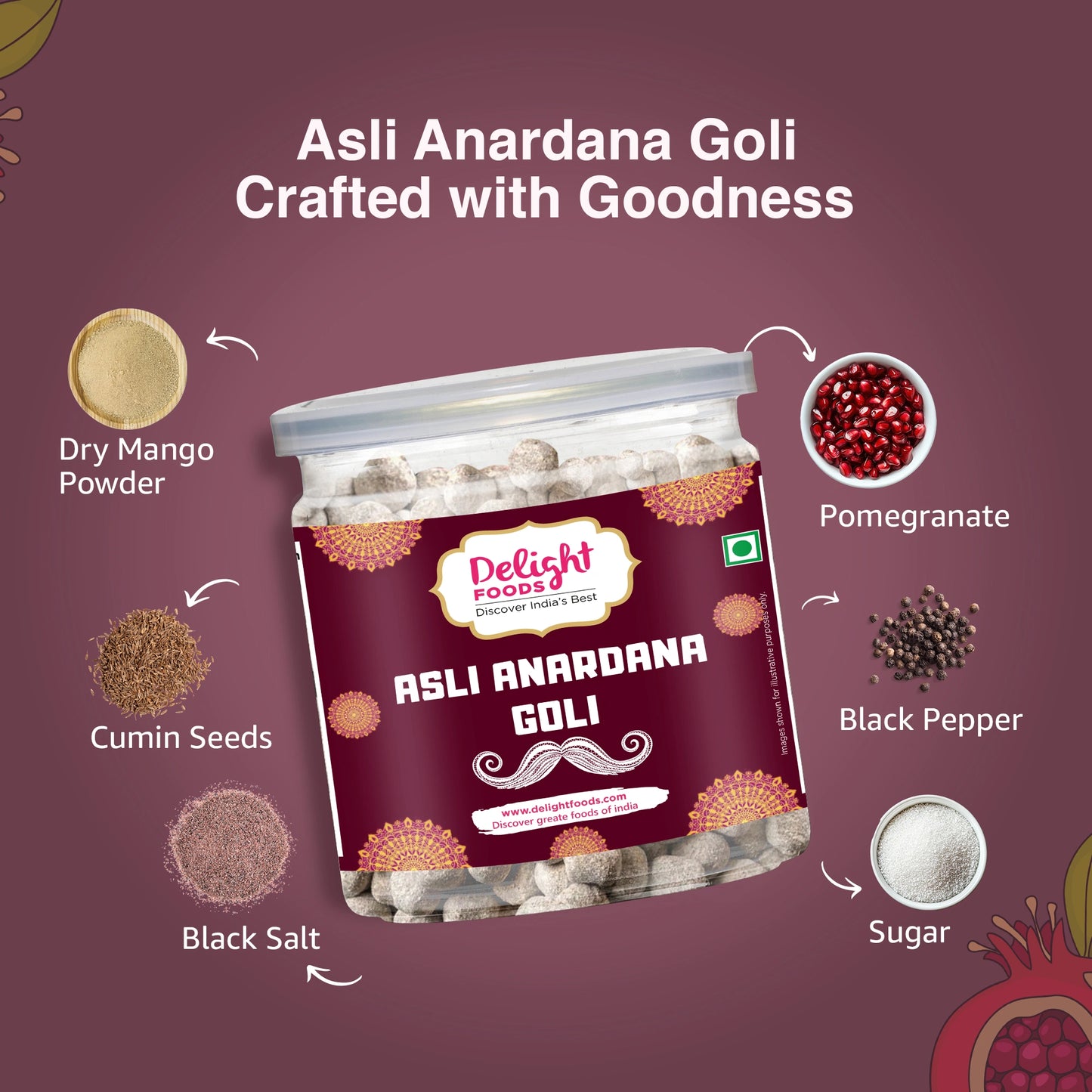 Asli Anardana Goli 300g