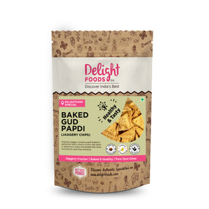 Baked Gud Papdi 200g - Delight Foods