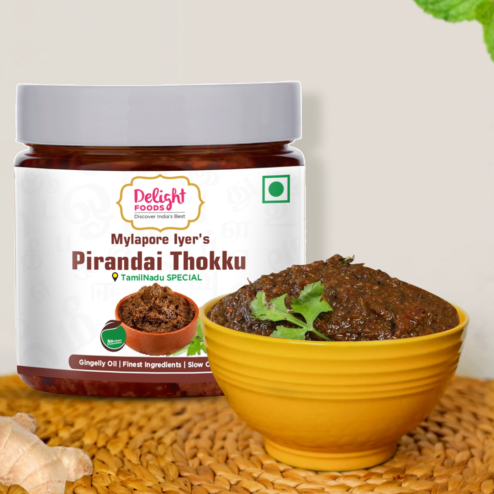 Mylapore Iyer's  Pirandai Thokku (300g)