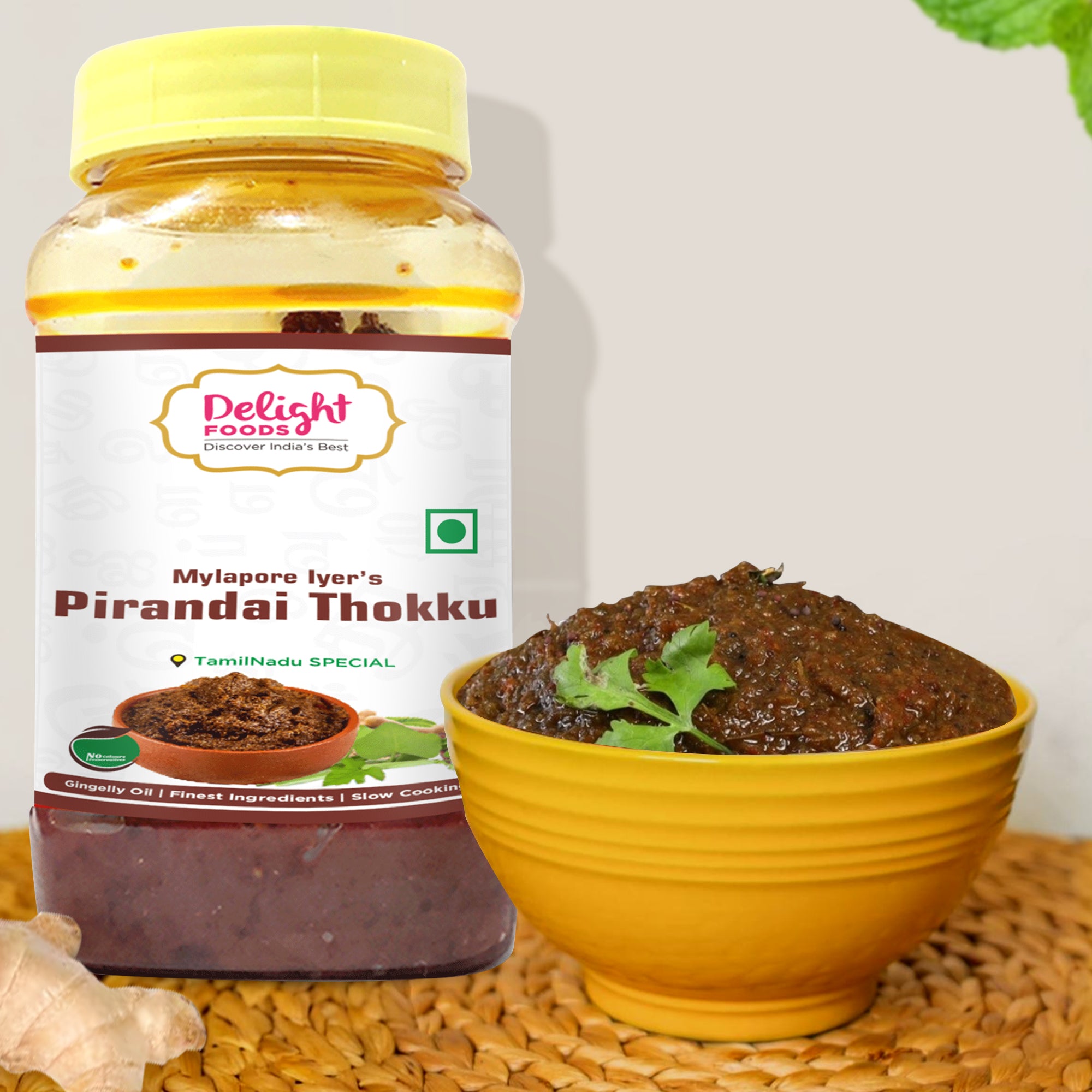 Mylapore Iyer's  Pirandai Thokku (800g)