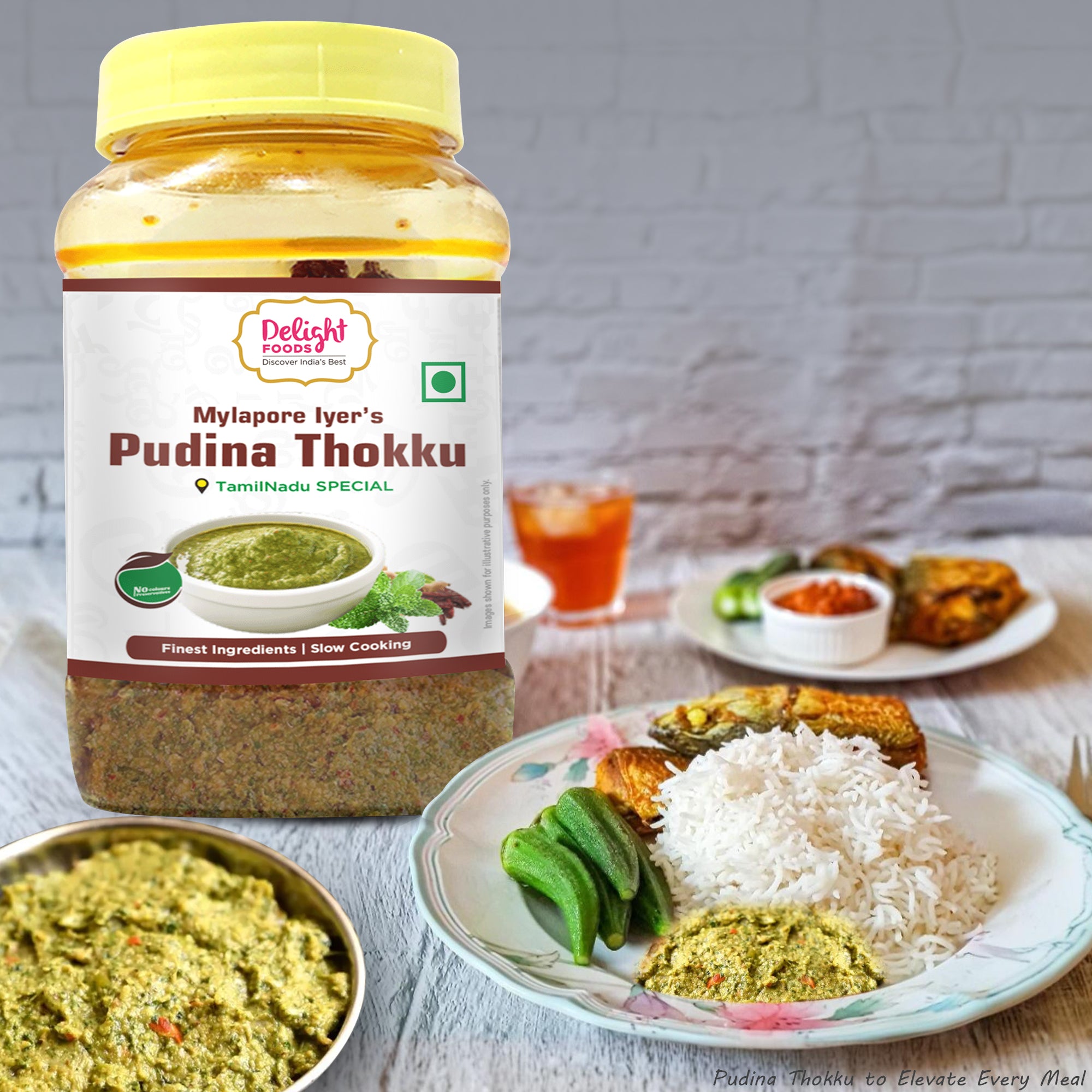 Mylapore Iyer's Pudina Thokku (800g)