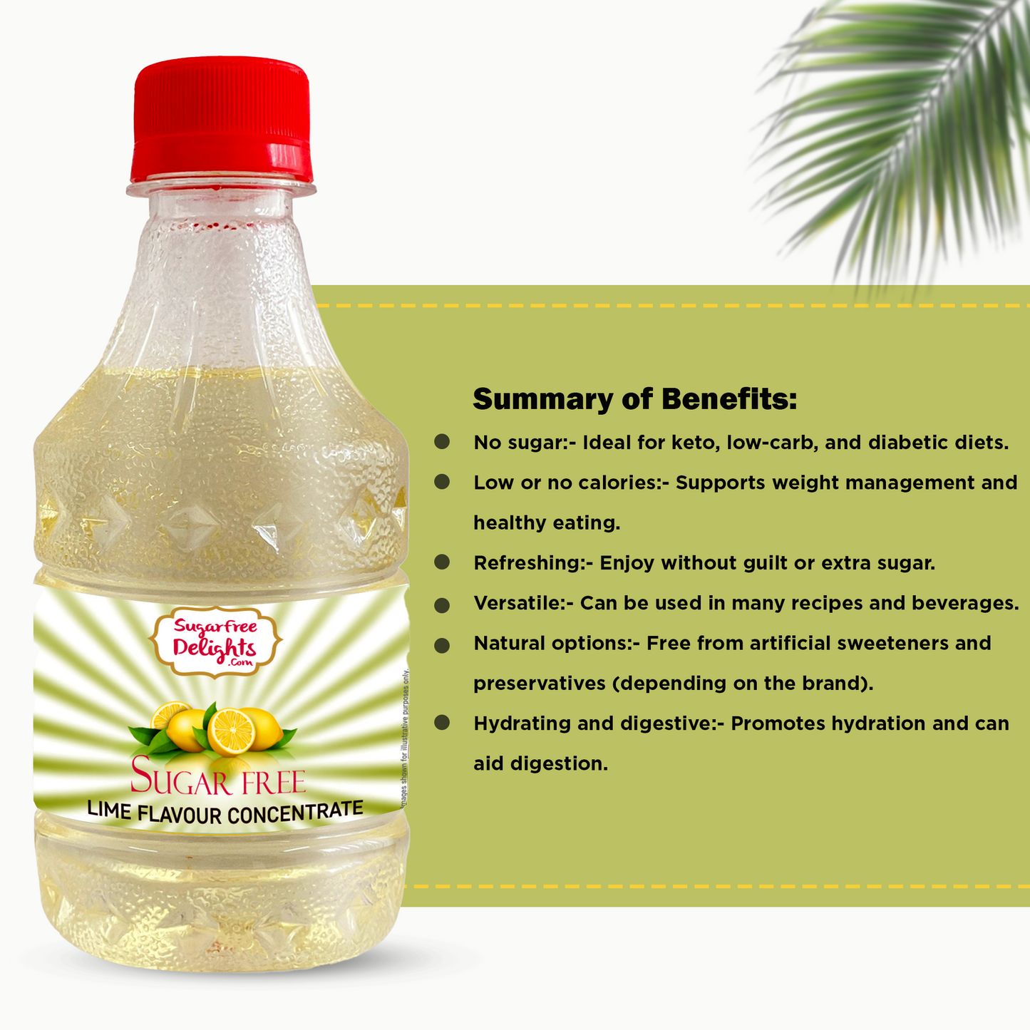 Sugar Free LIME Flavour Syrup