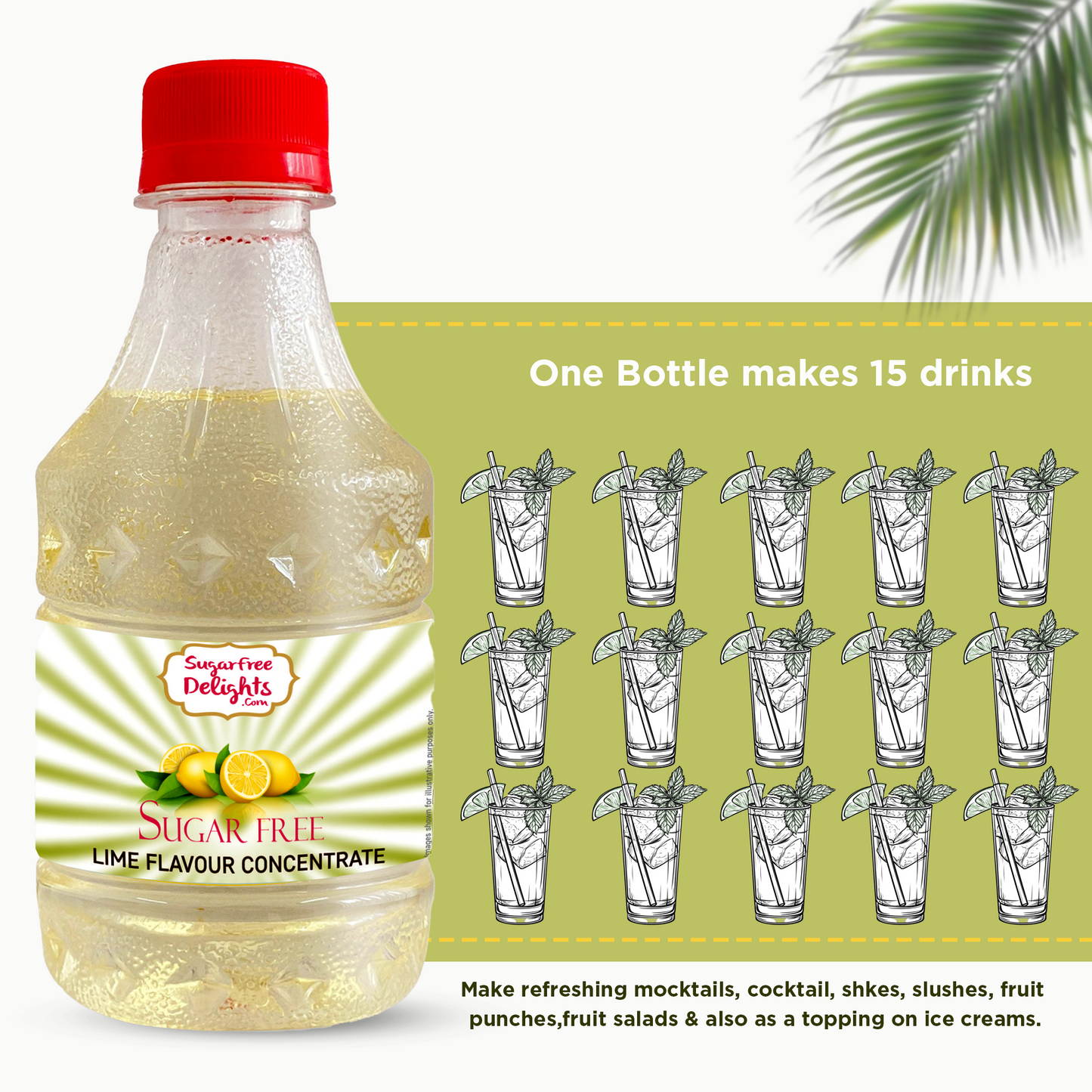 Sugar Free LIME Flavour Syrup