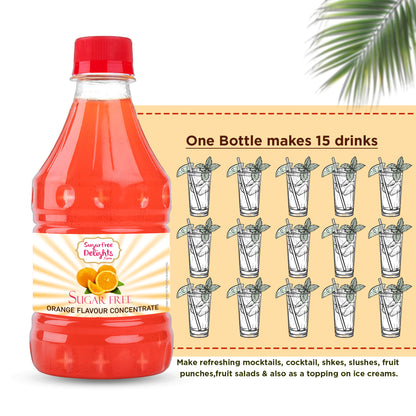 Sugar Free ORANGE Flavour Syrup